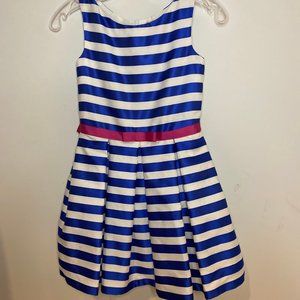 Fancy cocktail dress for girls size10 blue+white👗